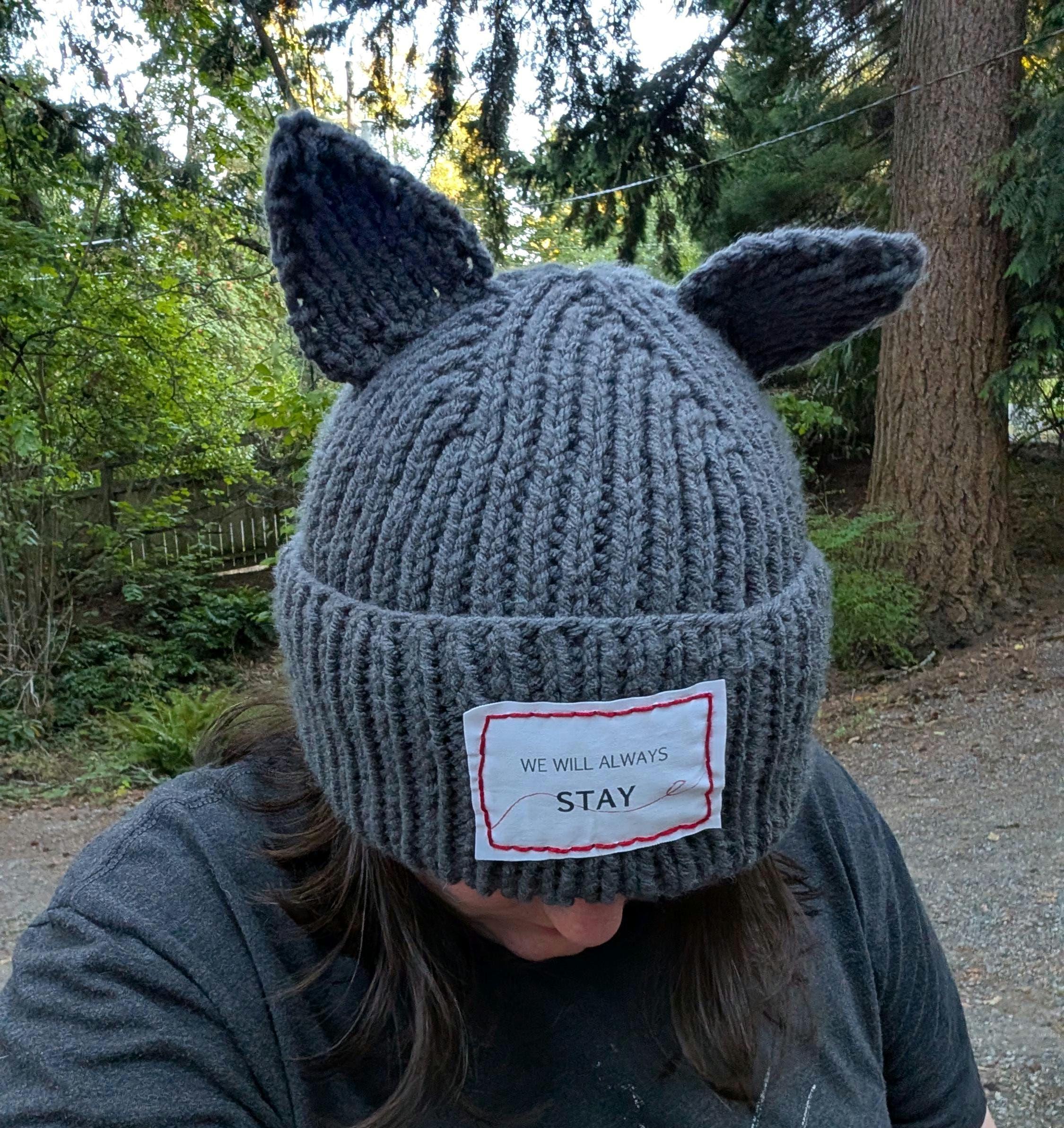 Wolf Chan SKZOO Beanie: Handmade Knitted Stray Kids Hat - Etsy Denmark