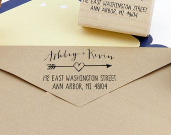 Return Address Stamp, Rubber Address Stamp, Housewarming Gift, DIYer Gift, Wedding Gift. Custom Address Stamp