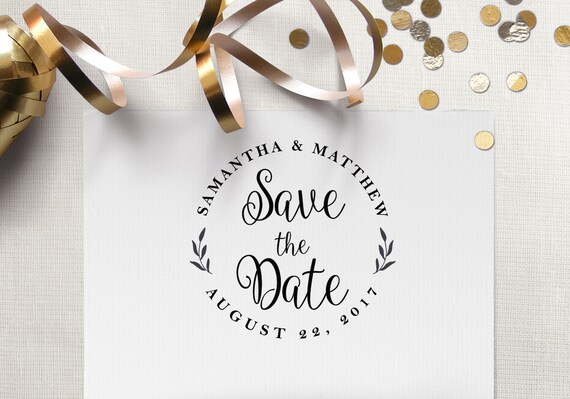 save the date stamp