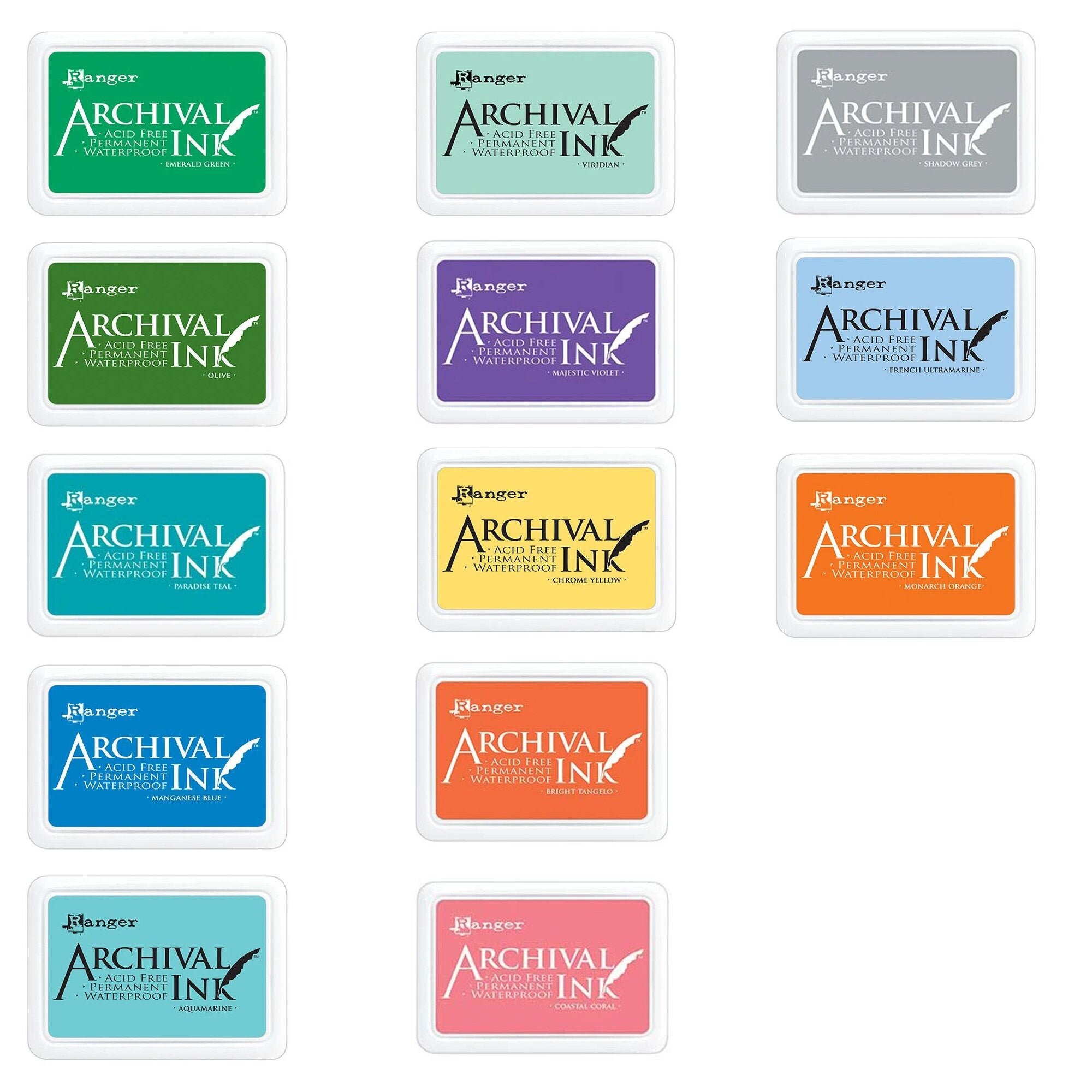 Archival Ink Pad Ranger Archival Dye Stamp Pad Pick Your Etsy