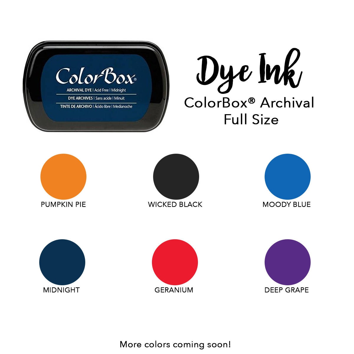 Archival Dye Ink Pad for Rubber Stamps. ColorBox Rubber Stamp Etsy