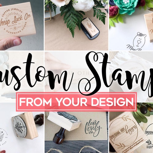 Custom Logo Stamper Marketing Rubber Stamp Business Logo Etsy Custom Logo Stamper Marketing Rubber Stamp Business Logo Etsy