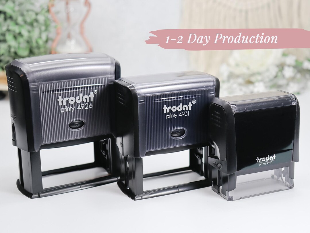 Self Inking Logo Stamps Custom Rubber Stamp Book Stamp Packaging Stamp ...