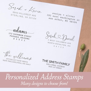 Gepersonaliseerde adresstempel, zelfinktend of op hout, aangepaste adresstempel, retouradresstempel, hoogste kwaliteit en snelle productie