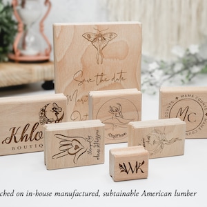 Custom Logo Stamp from your Design or Logo, Business Custom Stamp, Custom Rubber Stamp for Logo, Custom Stamper, Stamps from SayaBell Stamps image 5