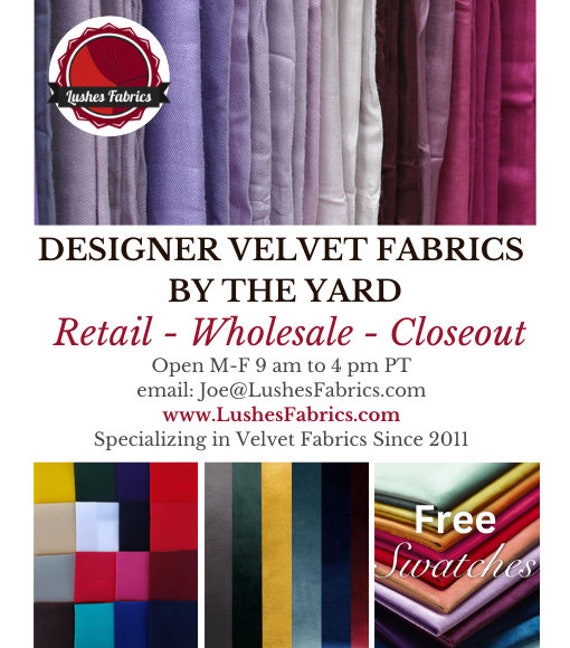 Luxury Quality Red 100% Cotton Velvet Velour Fabric for - Etsy