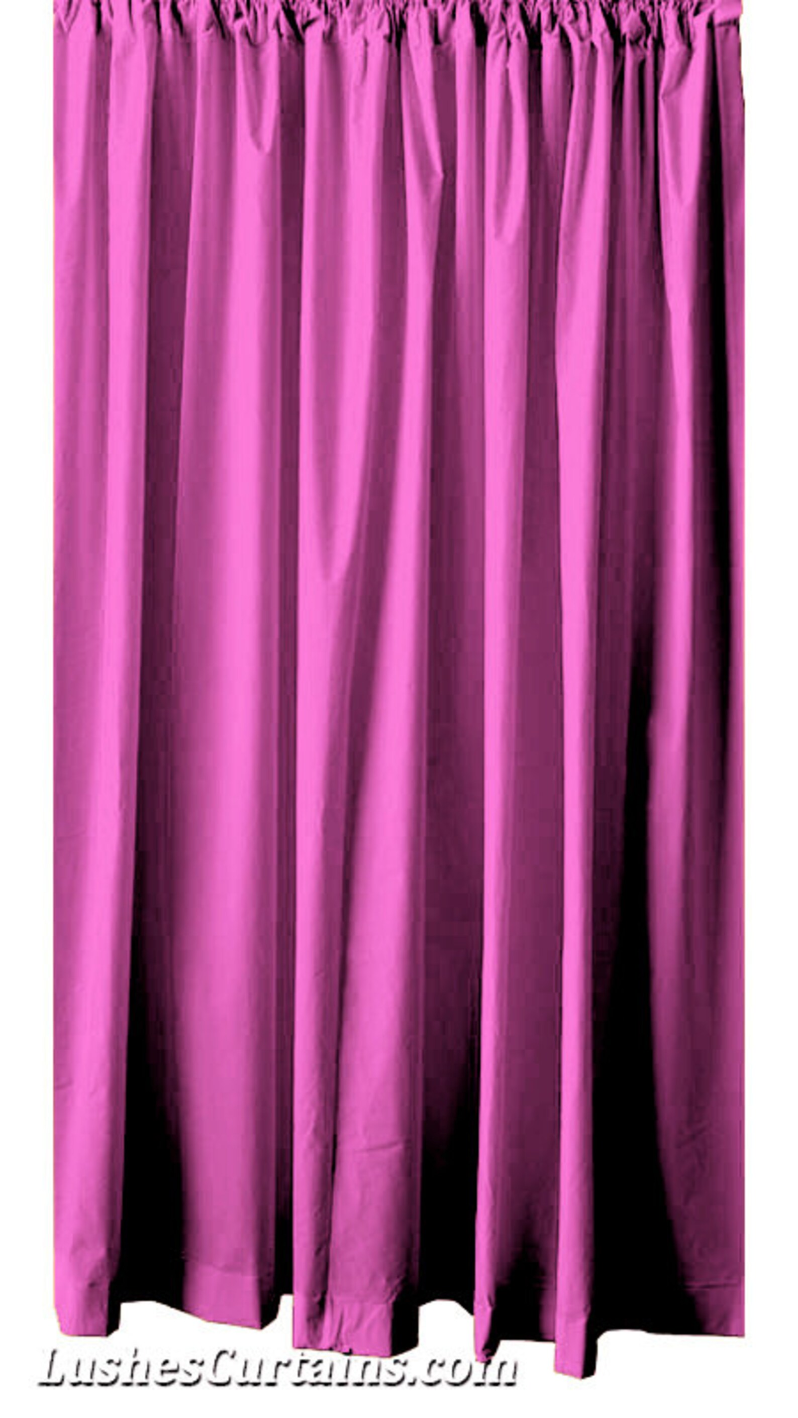 Pink Velvet Curtain 144 H Extra Long Panel Wedding Party Etsy