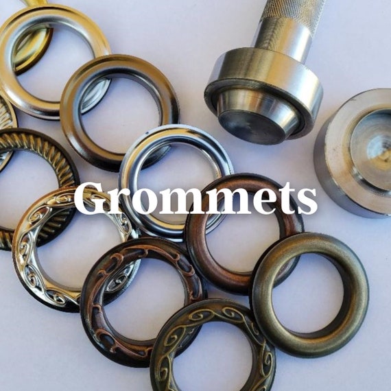 Curtain Grommets 1-9/16 inch - Large Grommets for Curtains and