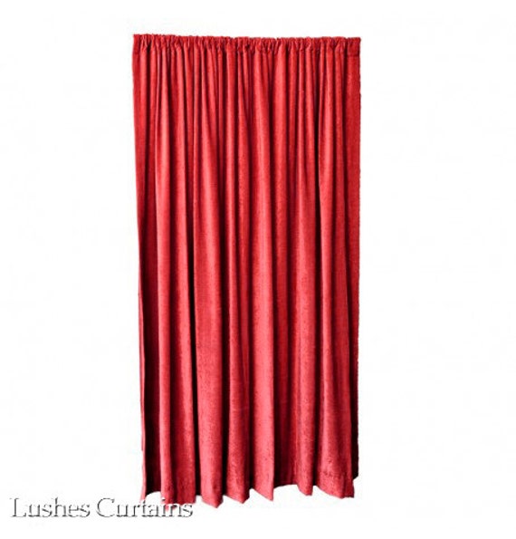 Luxurious Burdy Velvet Curtain 10ft High Long Panel Fr Nfpa Luxurious Burdy Velvet Curtain 10ft, 10ft Curtain Pole