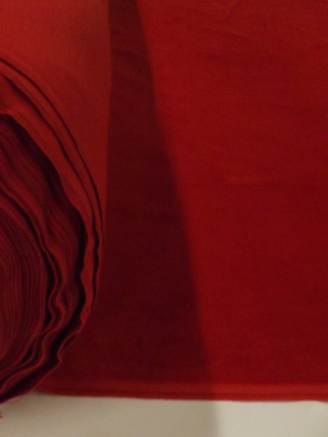 Red Cotton Velvet Emperor main image 1