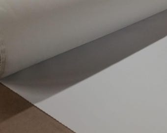 Wholesale Lot White Flocked Velvet Fabric for Upholstery / Sewing / Drapery Material Sold by the Roll / Bolt 50 yards at 54 inch Wide