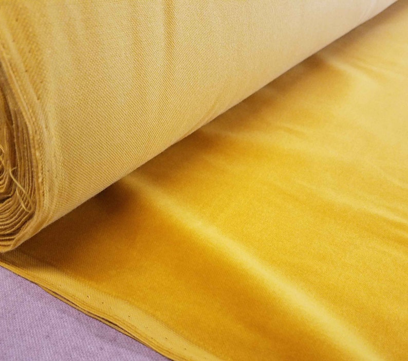 Luxurious Solid Yellow 100 Cotton Velvet Velour Fabric for Etsy