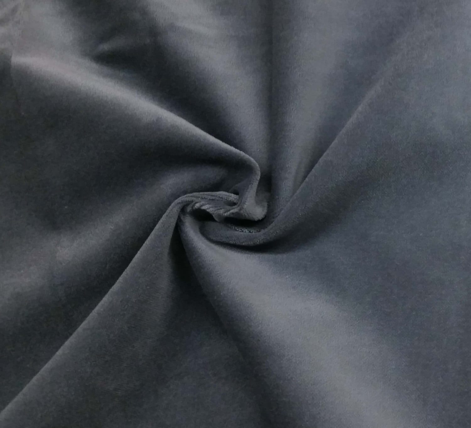 Luxurious Solid Gray 100 Cotton Velvet Velour Fabric for Etsy