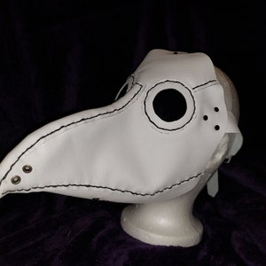 Leather Plague Doctor Mask