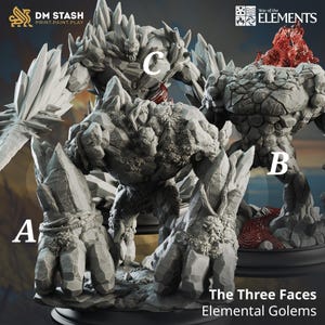Elemental Golem Miniature