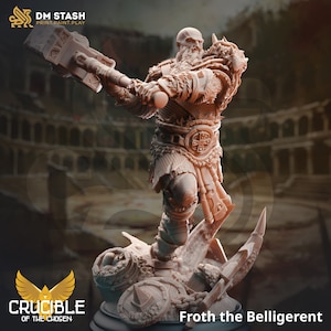 Male Goliath Barbarian Miniature