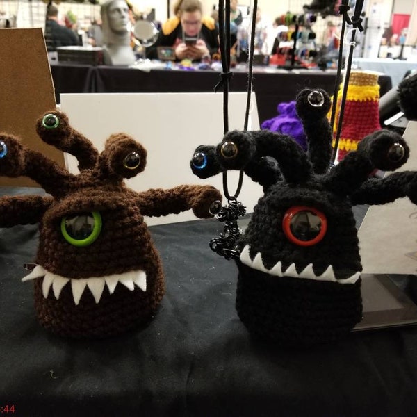 Custom Beholder Dice Bag