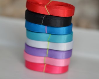 Double side Satin  Ribbon  -- 3/8 inch- 10mm --sold by 5 yards or 20 yards bundle