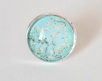 Bague cabochon les amandiers de van Gogh