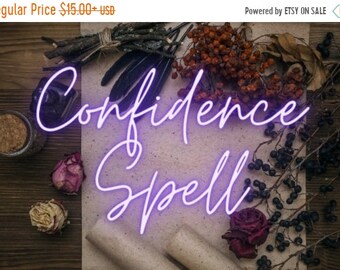 SALE Confidence spell to boost self esteem, attractiveness, love and success in all aspects of life - advanced spell casting