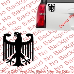 Many Colors -  GERMAN EAGLE FLAG Die Cut Vinyl Decal Car Window/Phone Sticker Silhouette for Off Road 4x4 Europe Germany Car AM001