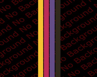 6"(w) x 22" (length) 4 Color Retro Racing Stripes Rainbow Vinyl Decal Fits 4Runner Tacoma Tundra **Your Own Trimming May Be Required***