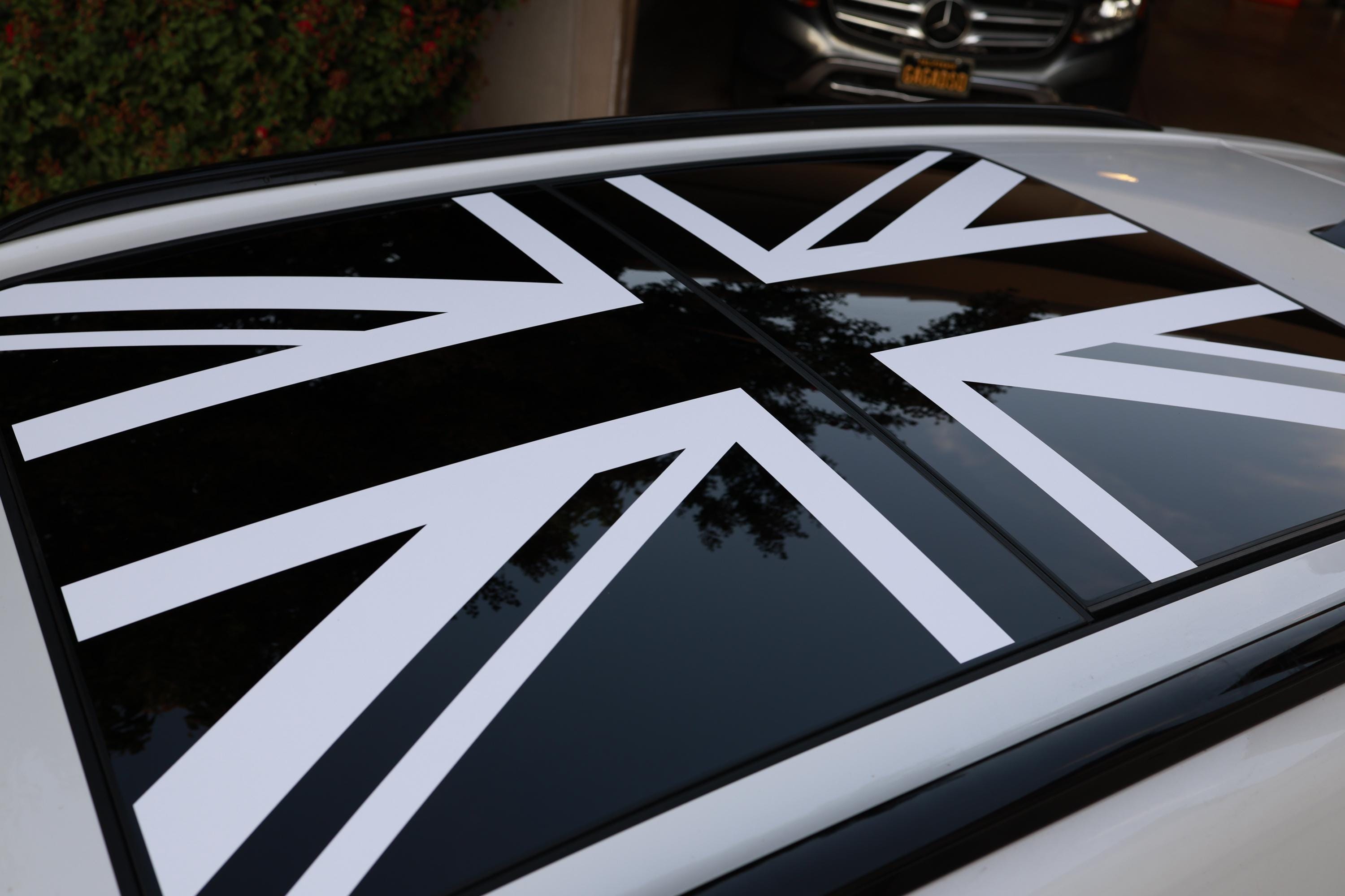 Union Jack Moonroof Panoramic Vinyl Roof Decal British UK Flag Die Cut ...