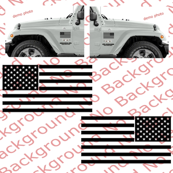 American USA Flag Vinyl Decal Sticker for Car Truck Window Jeep Wrangler US020