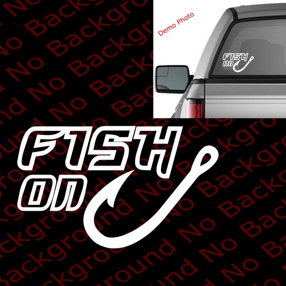 Bass Fishing 4x4 Truck Decal Sticker