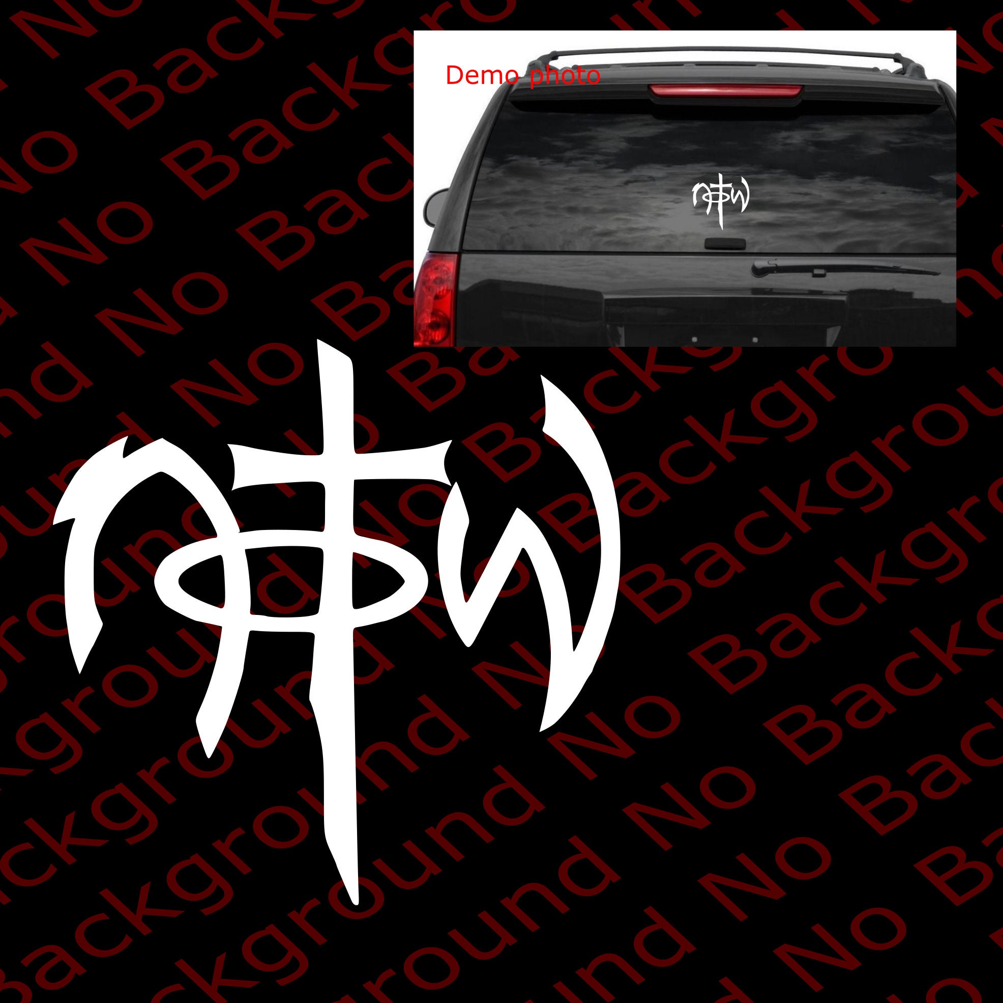 Stickers Euro 2024 Calcomanía Cristiana "Not Of This World" Con - Foto 4