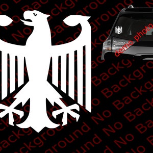 Many Colors -  GERMAN EAGLE FLAG Die Cut Vinyl Decal Car Window/Phone Sticker Silhouette for Off Road 4x4 Europe Germany Car AM001