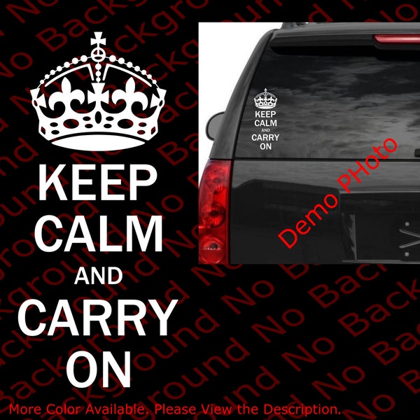 Keep Calm Decals - Etsy