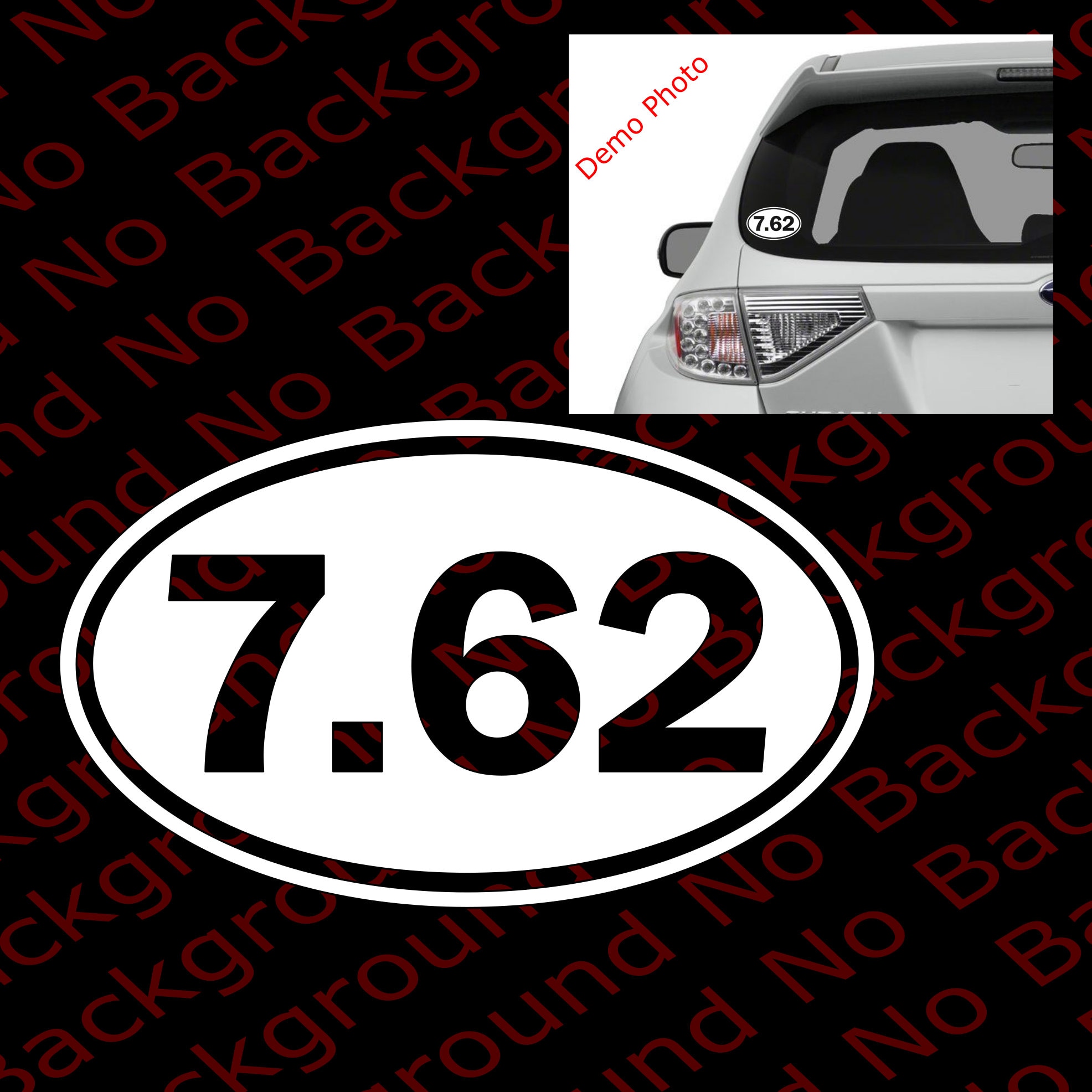 2-Pack 7.62 Caliber Sticker Decal – Got 7.62? – Darkside Ltd