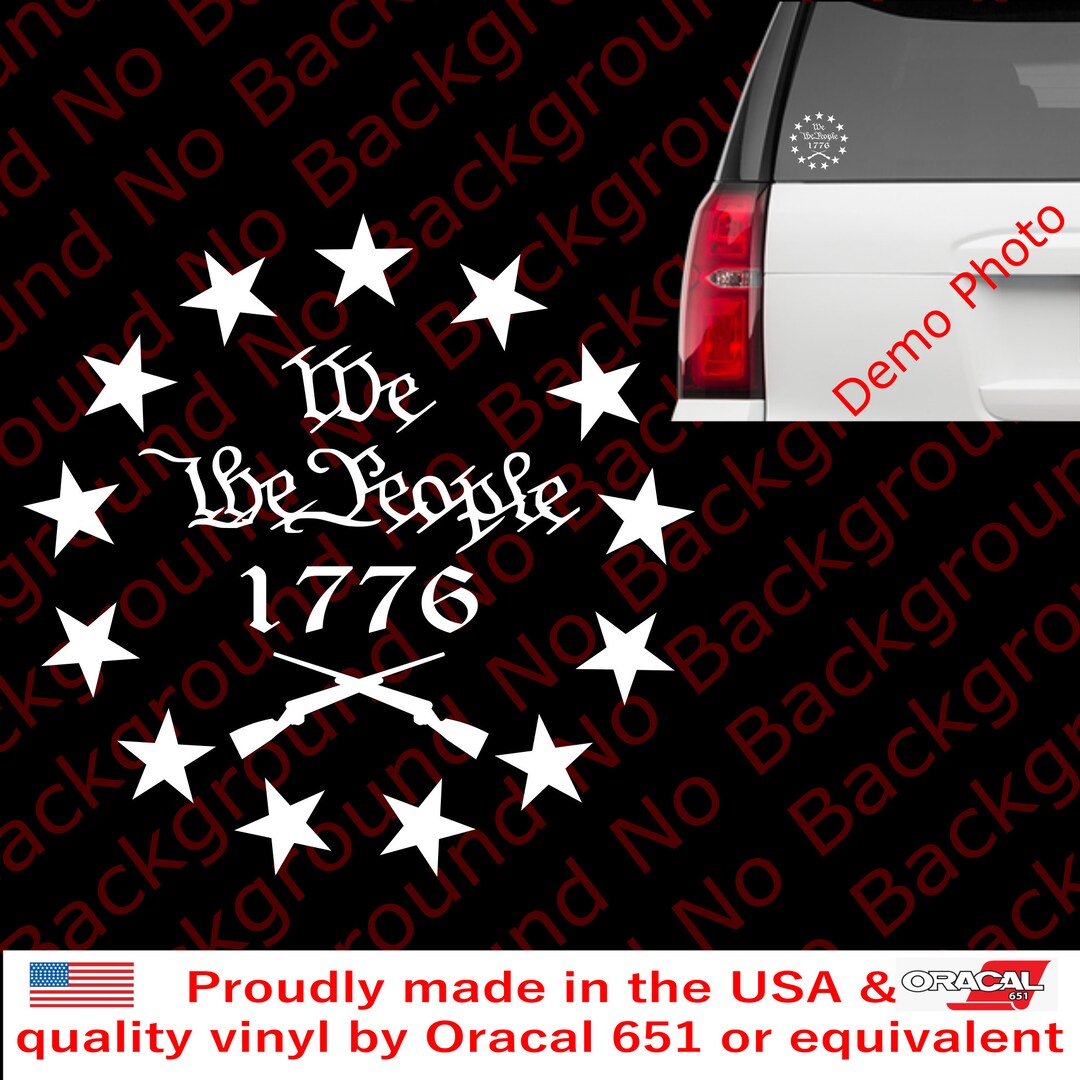 Bandiera USA 3x5 Ft "1776 We The People" 13 Stelle Costituzione Trump 2024