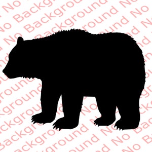 Many Colors & Sizes -  California Black Bear Die Cut No Background Vinyl Decal Car Window/Phone Sticker Silhouette Mountain Life AM006