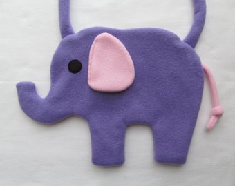 Tote Bag Pattern - Children's Tote Bag - Sewing Pattern - Purple Elephant - Toddler Tote - PDF pattern