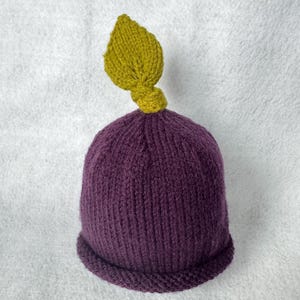 NEW!! Plum Berry Hat with Rolled Brim for Babies, Toddlers, Kids, Adults