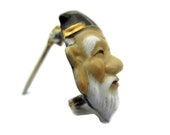 Toshikane JUROJIN Scatter Pin 7 Fortune gods Arita Porcelain Seven Lucky gods 七福神 Shichi Fukujin Sterling Silver Brooch Feng Shui LONGEVITY