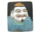 Toshikane Japan EBISU Button 7 Fortune gods Arita Porcelain Seven Lucky gods 七福神 Shichi Fukujin Seven Immortal gods Feng Shui Abundance