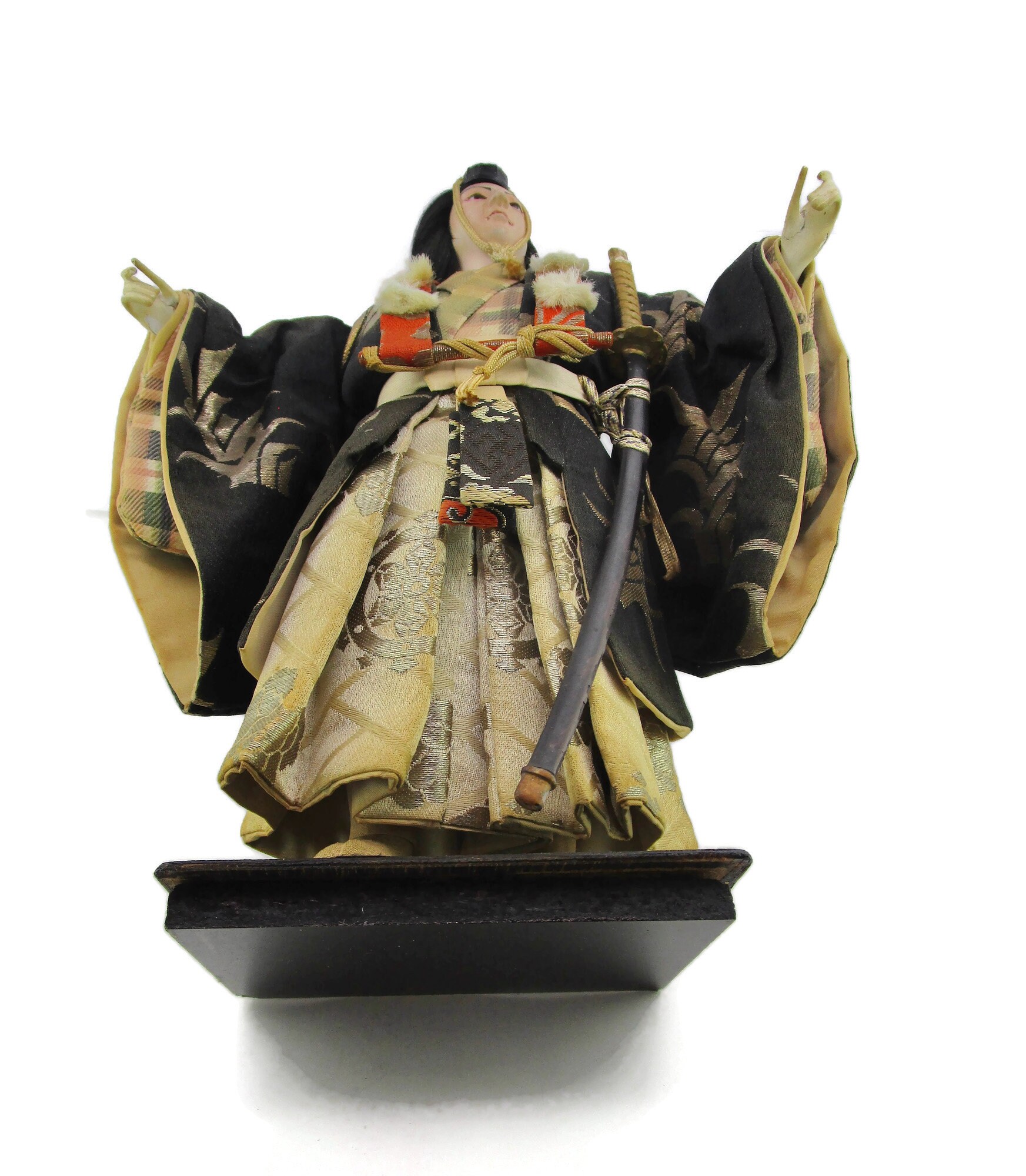 1930s Benkei Composite Doll/japanese Yamabushi Buddhist/11