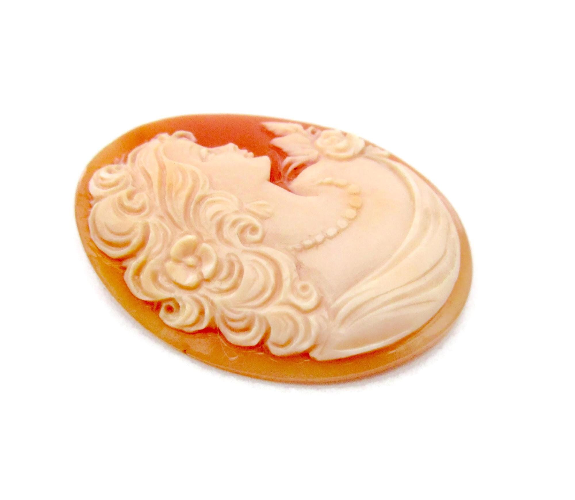 Italian Ravello Cameo/camo Cameos AND Corals Factory/ Side Profile ...