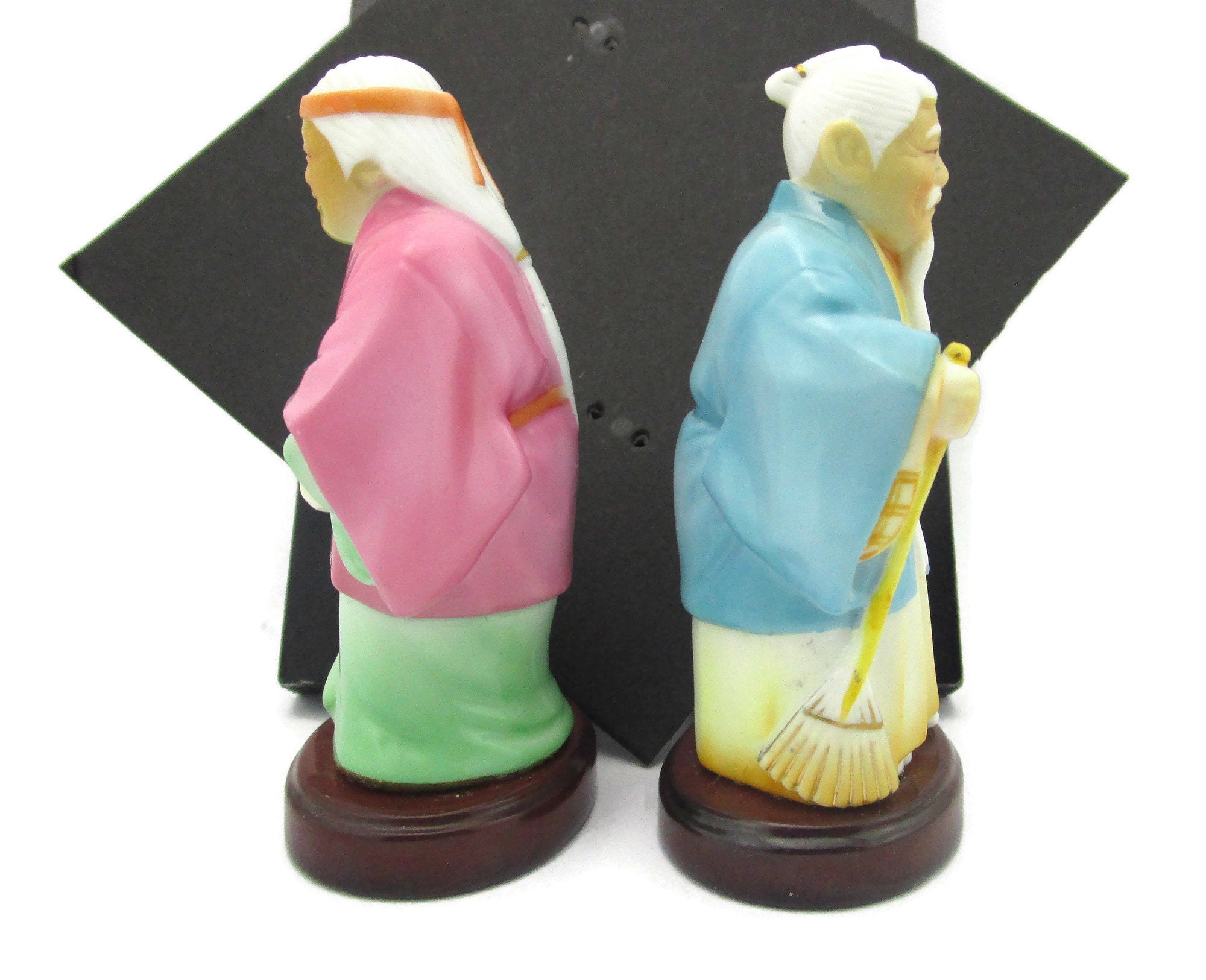 俊兼 高砂の老夫婦 置物/尉(尉)姥(媼)の置物 上頓婆/夫婦夫婦縁結び