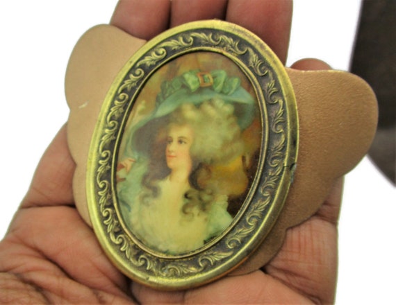 Victorian Marie Antoinette Belt Buckle/Miniature … - image 4