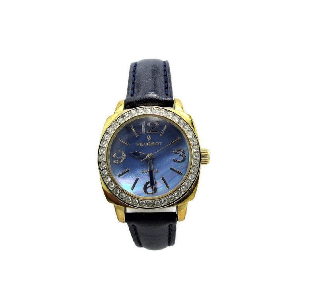 Peugeot Watch/ Big Numerals/ Women's Quartz /gold Tone Crystal