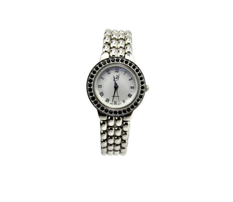 Suzanne Somers Watch: Silver Tone Panther Link Bracelet  display picture 1
