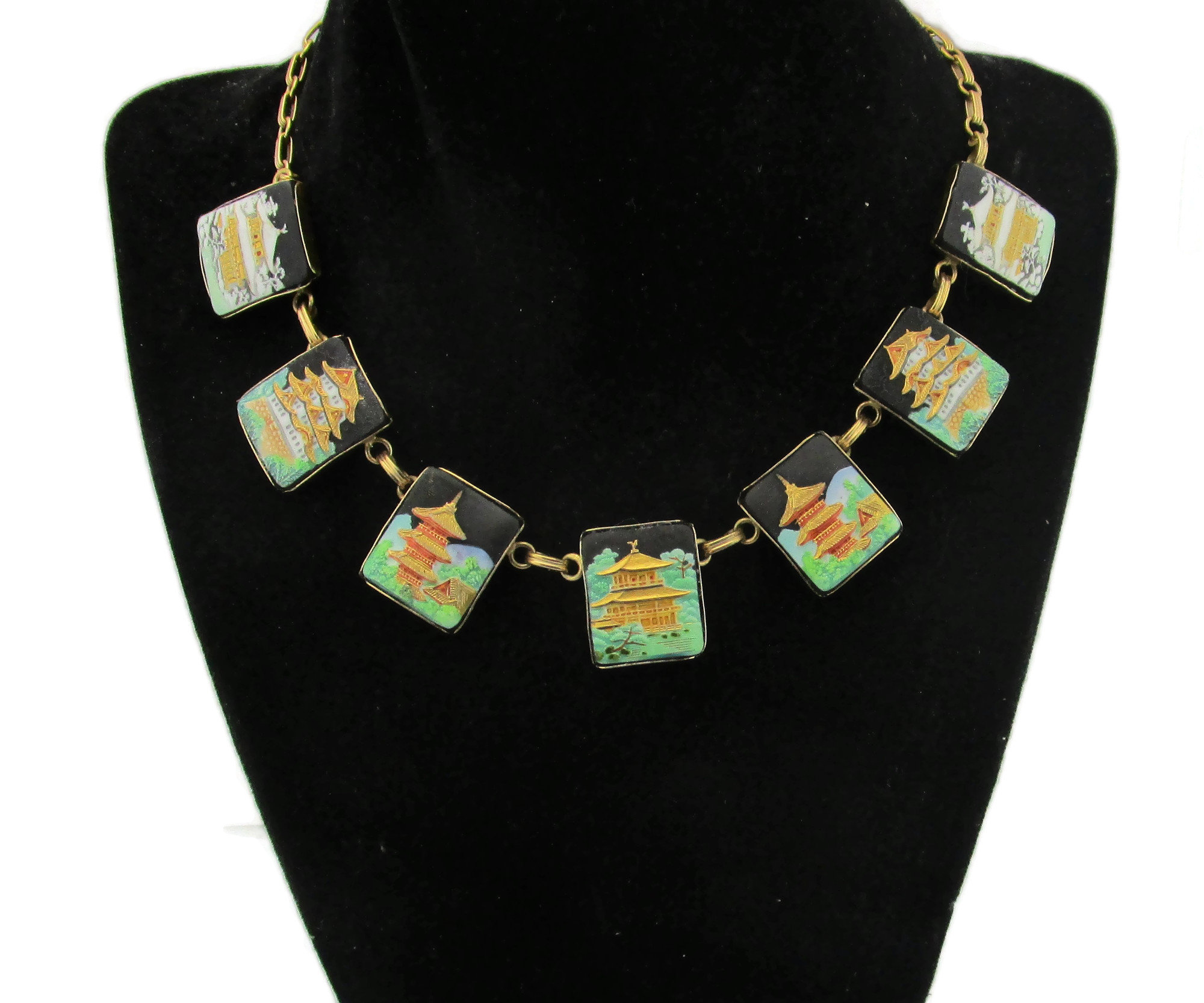 【Holly】TOGA square case necklace トーガ トシカネ Toshikane Necklace/historical Landmarks of Japan