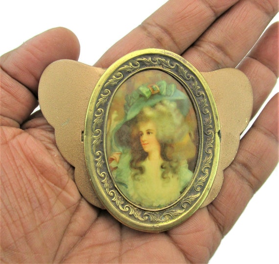 Victorian Marie Antoinette Belt Buckle/Miniature … - image 2