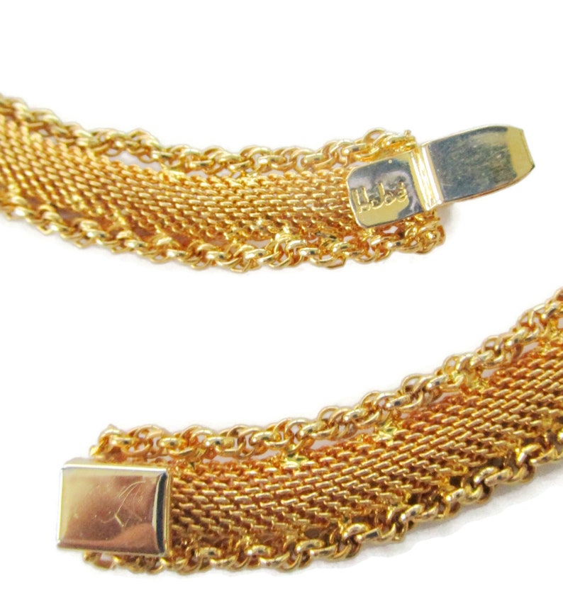 hobe-gold-mesh-choker-with-rhinestone-detail-etsy