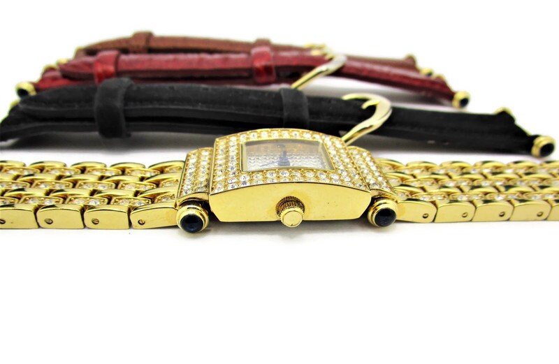Real Collectibles by Adrienne Gold Watch /4 Changable Bands  display picture 1