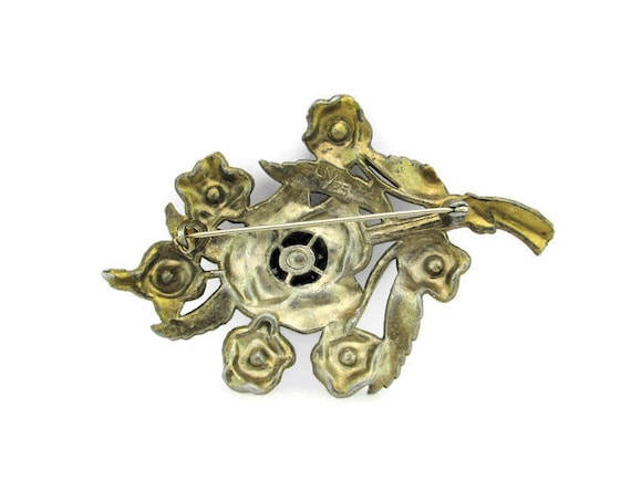 Little Nemo Flower Bouquet Brooch / LN/25 Large G… - image 2